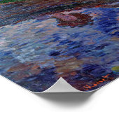 Op de boot, Monet Poster (Hoek)