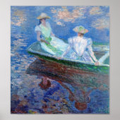 Op de boot, Monet Poster (Voorkant)