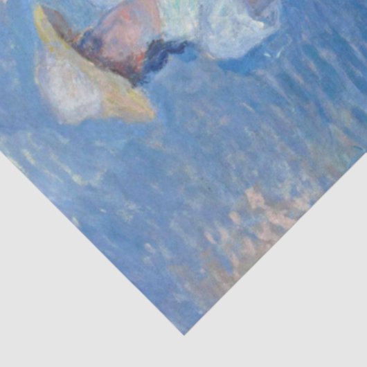 Op de boot, Monet Tissuepapier (Detail)