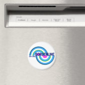 Op de Borderline Logo magneet (Insitu (Vaatwasser))
