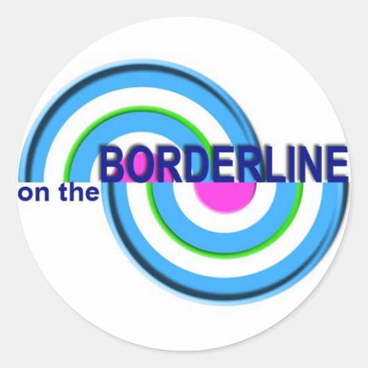 Op de Borderline sticker (Voorkant)