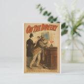 Op de Bowery Briefkaart (Staand voorkant)