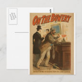 Op de Bowery Briefkaart (Voorkant / Achterkant)
