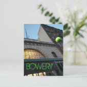 Op de Bowery Briefkaart (Staand voorkant)