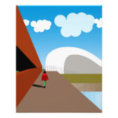 Op de brug foto afdruk (Voorkant)