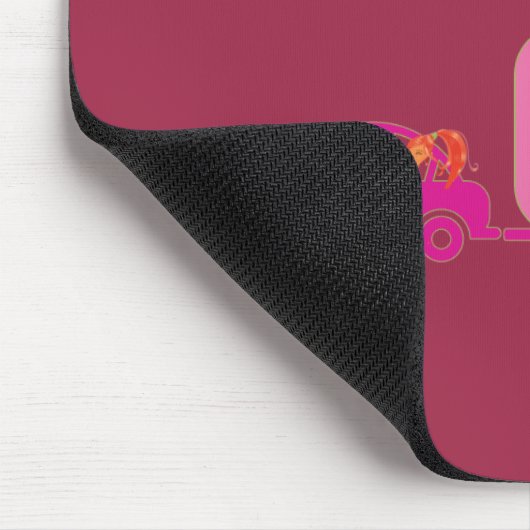 Op de busmousepad muismat (Hoek)