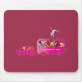 Op de busmousepad muismat (Voorkant)