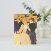 Op de Cabaret Briefkaart (Staand voorkant)