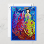 Op de catwalk briefkaart (Voorkant / Achterkant)