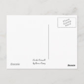 Op de catwalk briefkaart (Achterkant)