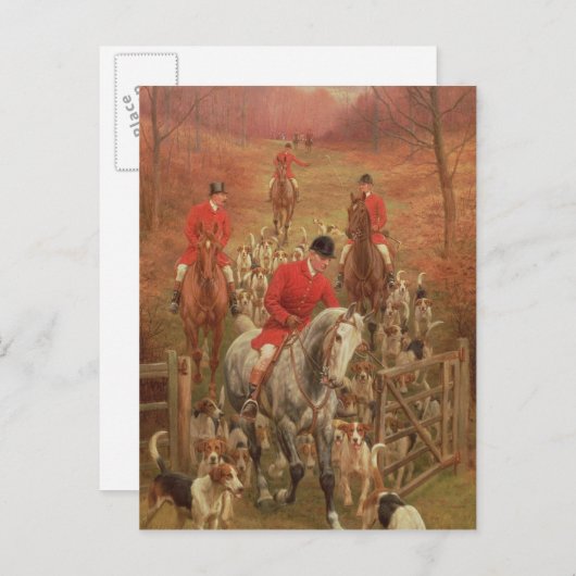 Op de cent, 1906 briefkaart (Voorkant / Achterkant)