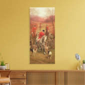 Op de cent, 1906 canvas afdruk (Insitu (Woonkamer))