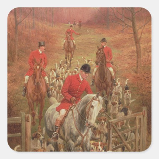 Op de cent, 1906 vierkante sticker (Voorkant)