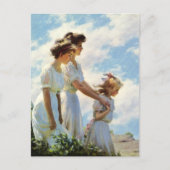 Op de Cliff Charles Courtney Curran Briefkaart (Voorkant)