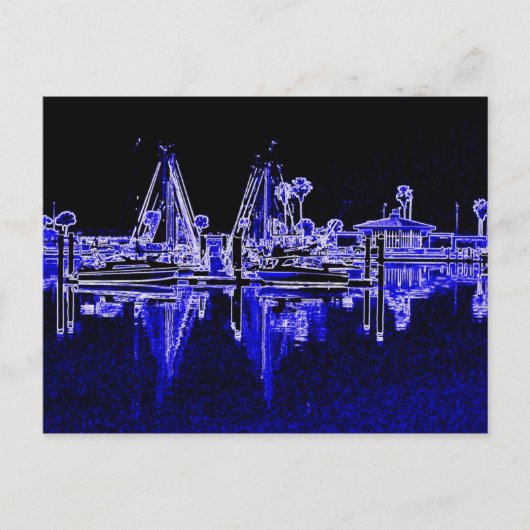 Op de Corpus Christi Bay Briefkaart (Voorkant)