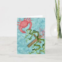 Op de cross notecards houden