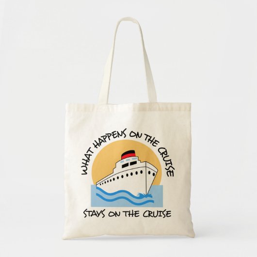 Op de cruise tote bag (Voorkant)