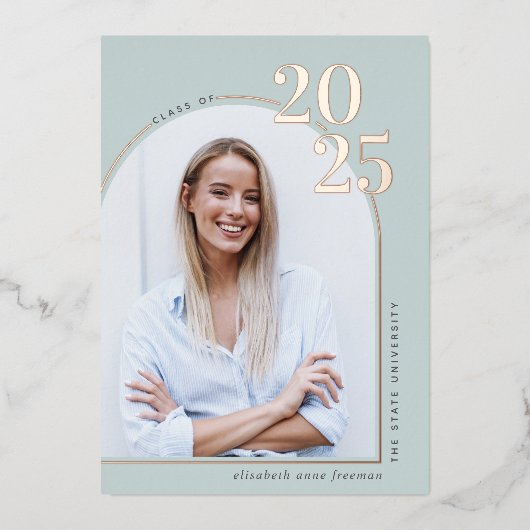 Op de curve | Aankondiging Afstuderen Folie (Voorkant)