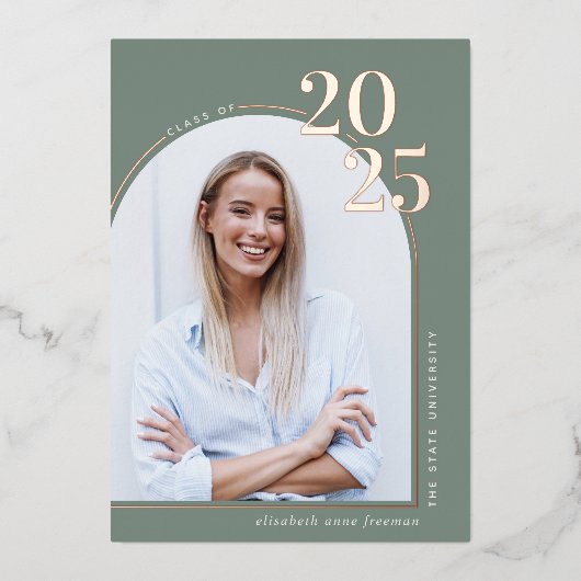 Op de curve | Aankondiging Afstuderen Folie (Voorkant)