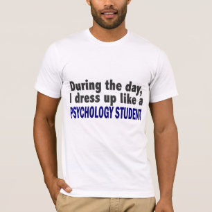Op de dag dat ik dress als psychologische student t-shirt