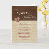 Op de dag van de bruiloft tot bruidegom waarom ik  kaart (Gele Bloem)