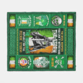 op de dag van de patricks in ierland Irishman Repu Fleece Deken (Voorkant (Horizontaal))