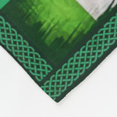 op de dag van de patricks in ierland Irishman Repu Fleece Deken (Hoek)