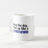 Op de dag van de Plant van de kernenergie Koffiemok (Voorkant links)