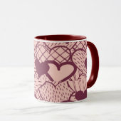 Op de Dag van de Valentijn herinnert elke slok ons Mok (Voorkant rechts)