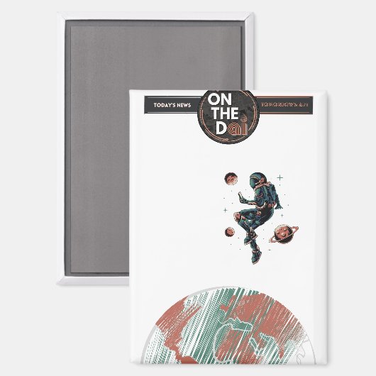 Op de Dai News Magnet (Voorkant / Achterkant)