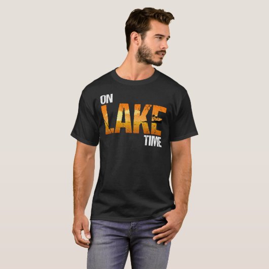 Op de dampfase van het meer t-shirt (Voorkant volledig)