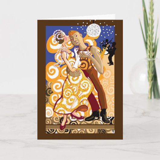 Op de dans kaart (Voorkant)