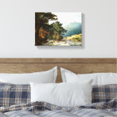 Op de Dart Wrapped Canvas druk Afdruk (Insitu (Slaapkamer))