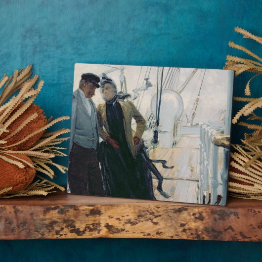 Op de doek (olie op doek) fotoplaat (Zijkant)