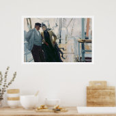 Op de doek (olie op doek) poster (Keuken)