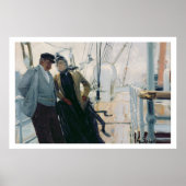 Op de doek (olie op doek) poster (Voorkant)