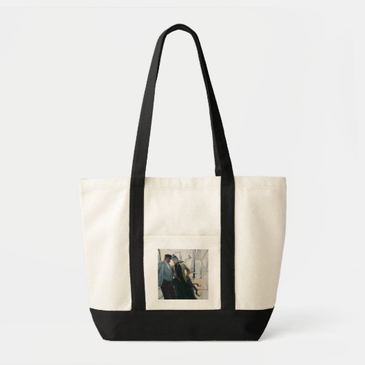Op de doek (olie op doek) tote bag (Voorkant)