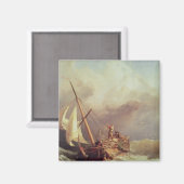 Op de Dogger Bank, 1846 Magneet (Voorkant / Achterkant)