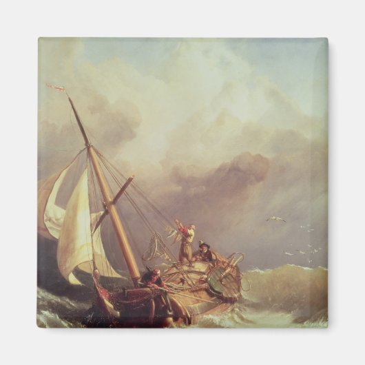 Op de Dogger Bank, 1846 Magneet (Voorkant)