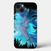 Op de Dolphin School Case-Mate iPhone Case (Achterkant)