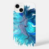 Op de Dolphin School Case-Mate iPhone Case (Achterkant)
