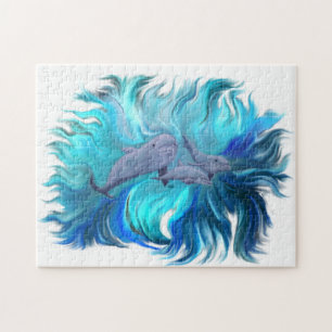 Op de Dolphin School Legpuzzel