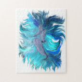 Op de Dolphin School Legpuzzel (Verticaal)