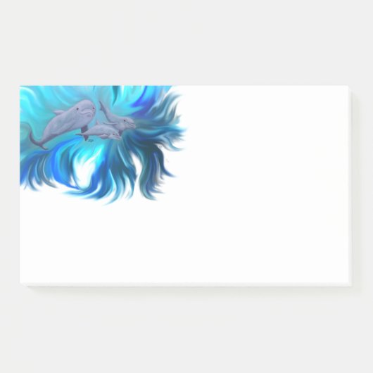 Op de Dolphin School Post-it® Notes (Voorkant)
