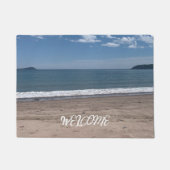 Op de doormat van het strand deurmat (Voorkant)