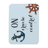 Op de draaischijf voor zekerheidstelling — Funny C Magneet (Verticaal)