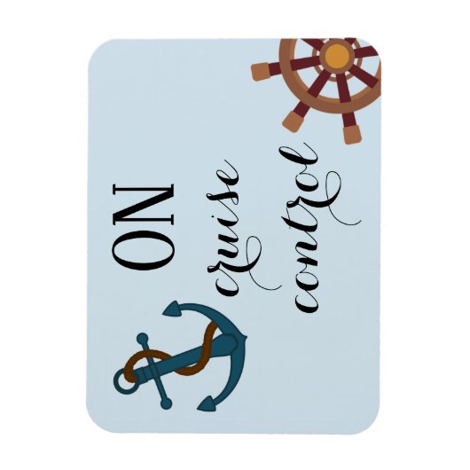 Op de draaischijf voor zekerheidstelling — Funny C Magneet (Verticaal)