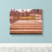 Op de Druk van het Canvas van het Perspectief van Afdruk (Insitu (Houten vloer))