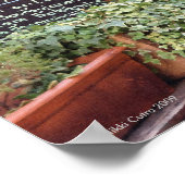 Op de Druk van het Menu Poster (Hoek)