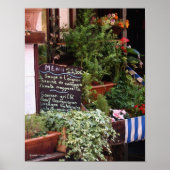 Op de Druk van het Menu Poster (Voorkant)